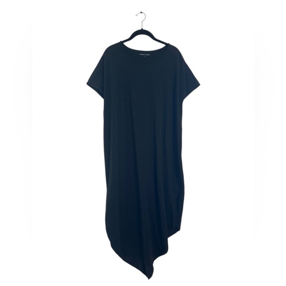Universal Standard | Iconic Geneva Dress | Black | Asymmetrical Stretch | Size L - Picture 3 of 7